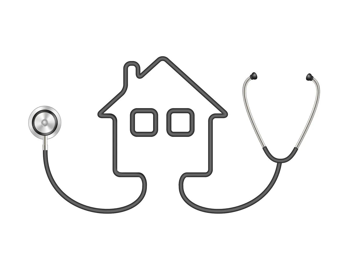 37504526 - stethoscope in shape of house